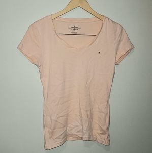 Tommy Hilfiger peach t shirt